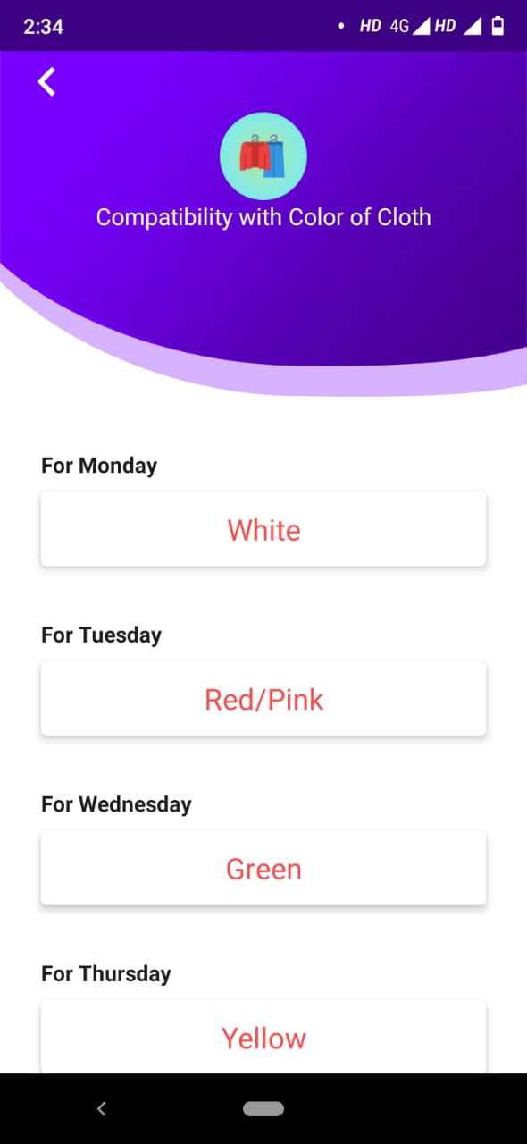 Best color for clothes based on numerology