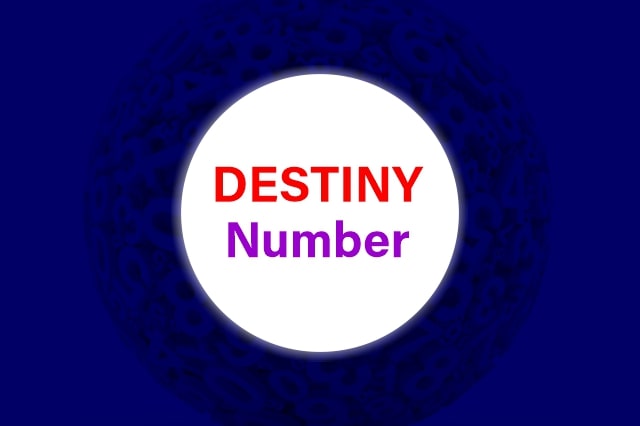 Destiny Number for life's purpose and path
