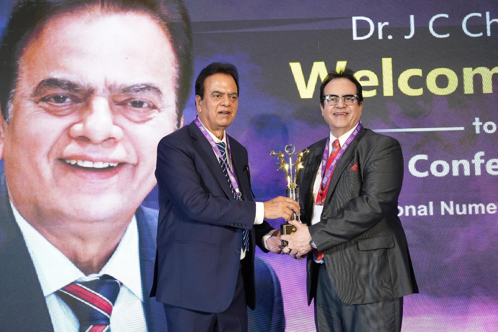Dr. J C Chaudhry with Sanjay Sethi